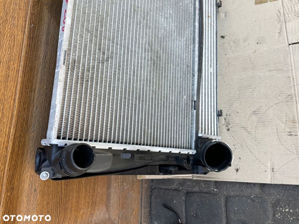 chłodnica wody klimy intercooler komplet bmw e87 e88 e82 e90 2.0 d - 7