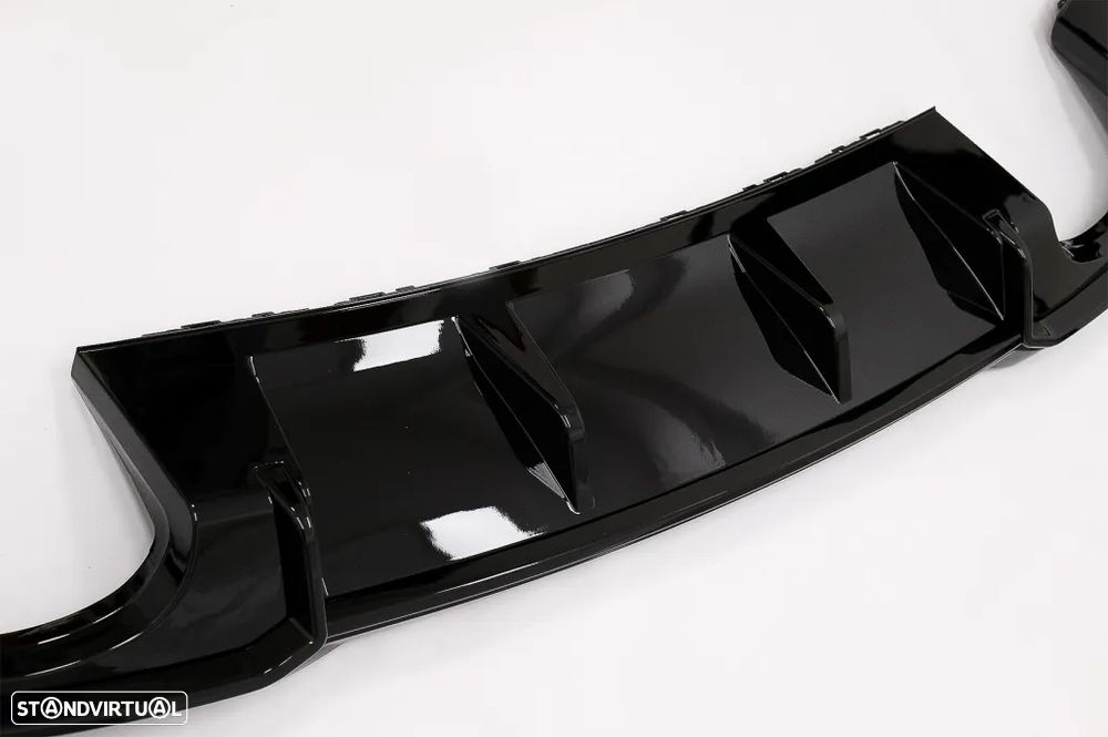 Difusor Audi A3 8V Sedan Cabrio (2016 a 2019) Look RS3 - 6