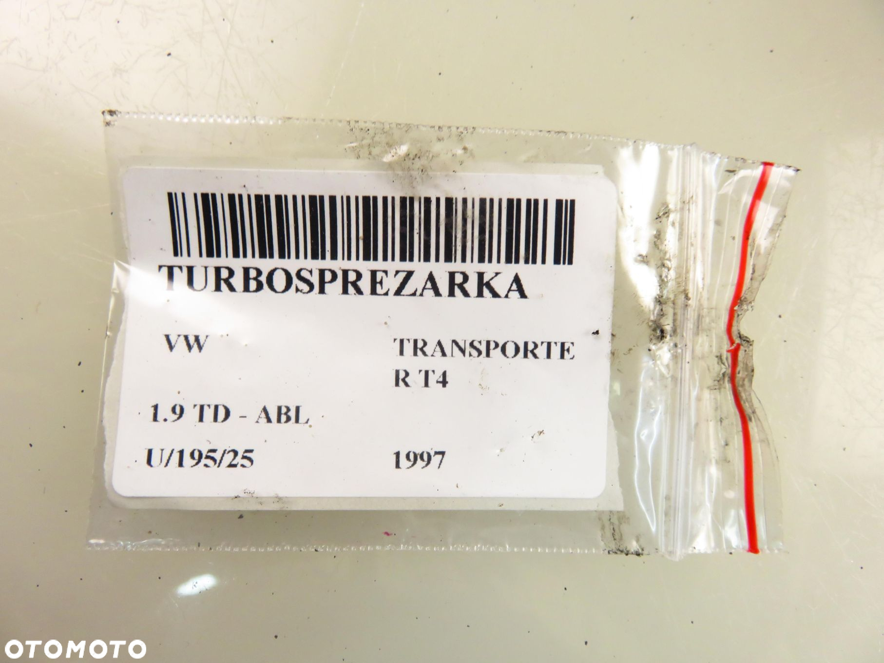 TURBOSPRĘŻARKA VW TRANSPORTER T4 1.9 TD 68 - ABL 028145701L ABL - 9