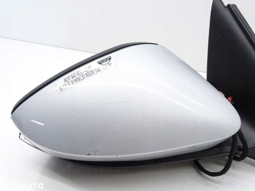 LUSTERKO PRAWY PRZÓD PRAWE PRZEDNIE SKODA OCTAVIA III 5E LA7W 8 PIN - 3