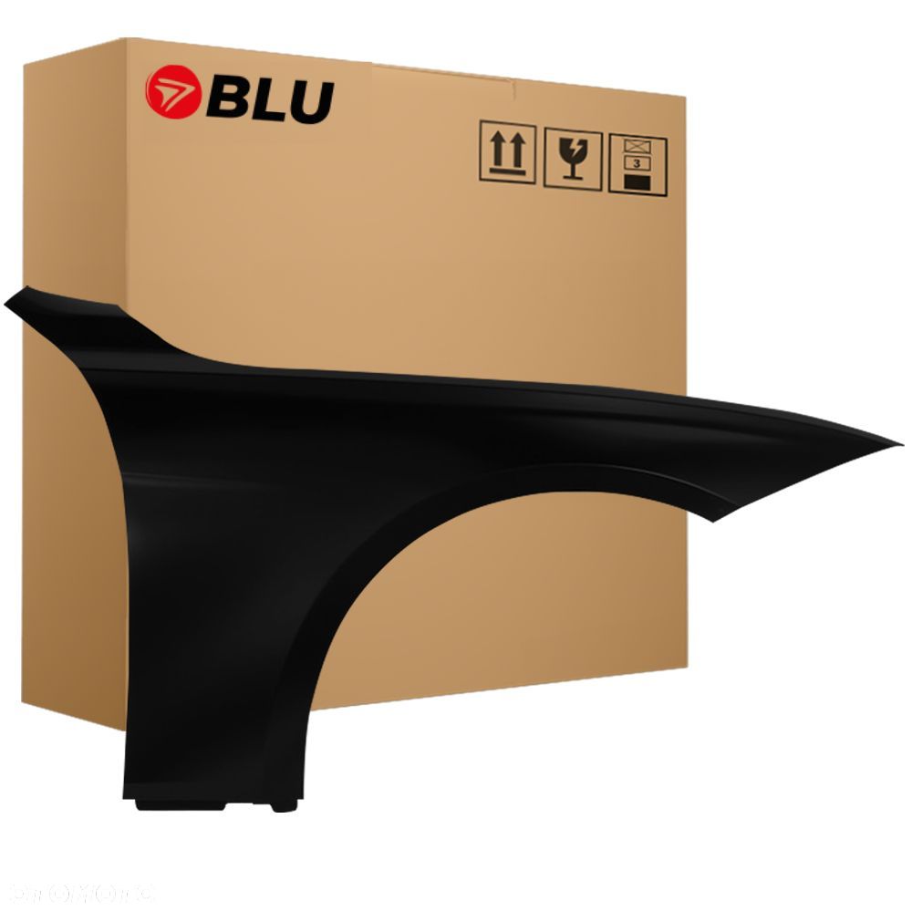 BLU Błotnik BMW 3 F30 F31 F34 F35 668 prawy czarny 2012-2019 przód Schwartz II - 1
