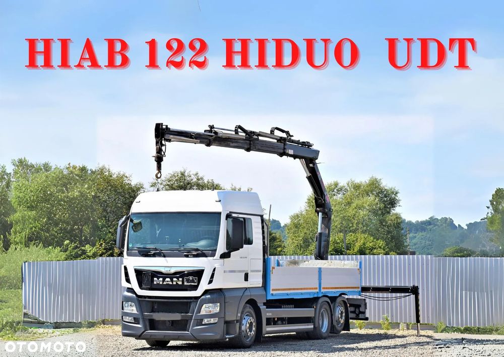 MAN TGX 26.440 * SKRZYNIA 6,20 m * HIAB 122 HIDUO + PILOT - 1