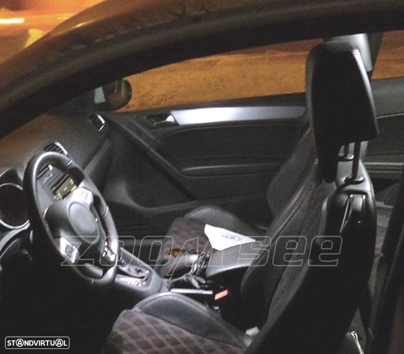 KIT COMPLETO 8 LAMPADAS LED INTERIOR SEAT CORDOBA 6L 6L2 03-09 - 3