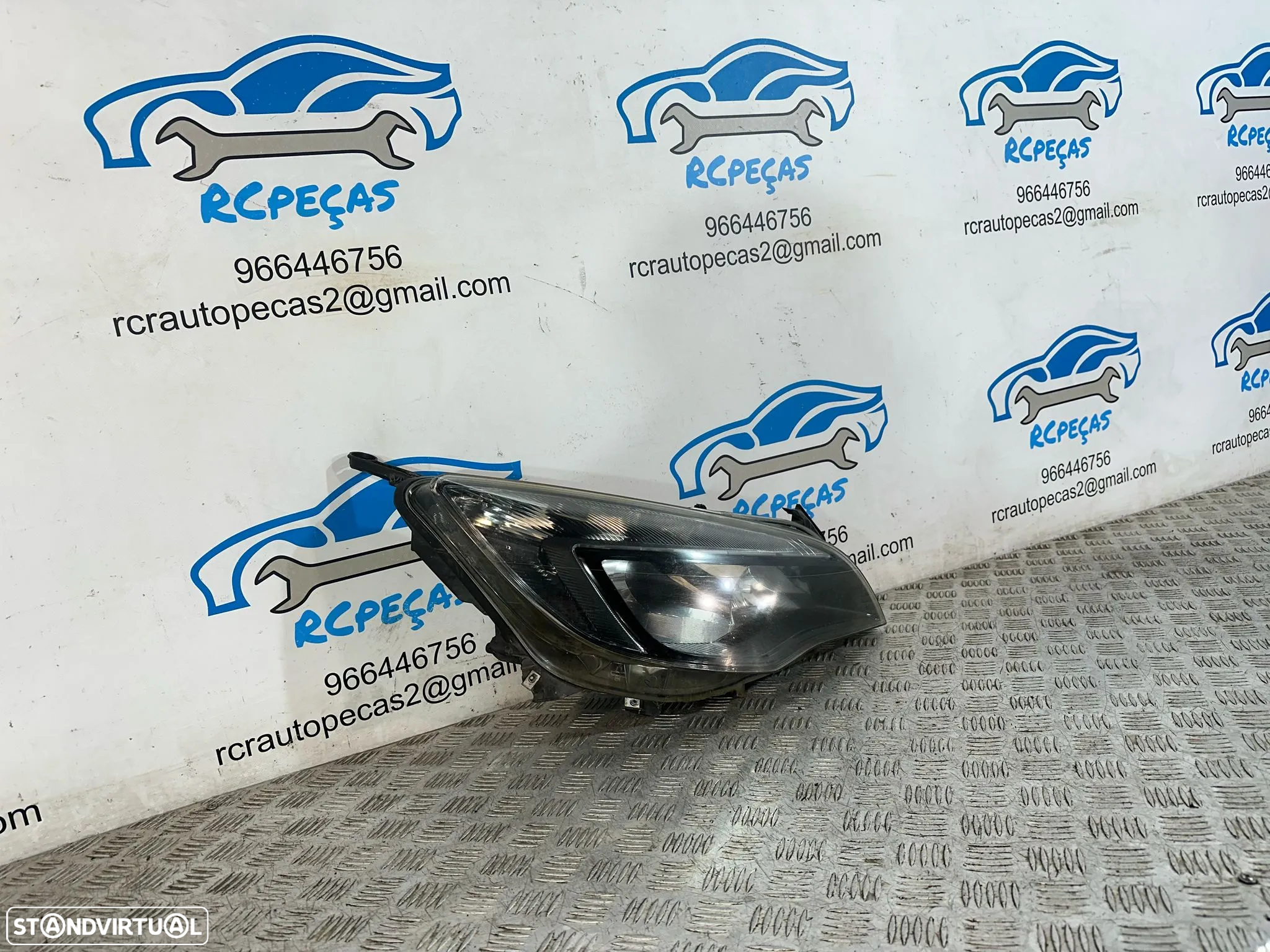 .Conjunto Oticas Farois Frontal Frente Esquerda Direita Halogenio Original GM Opel Astra J 1LG010011-17 1LG010011-18 - 8