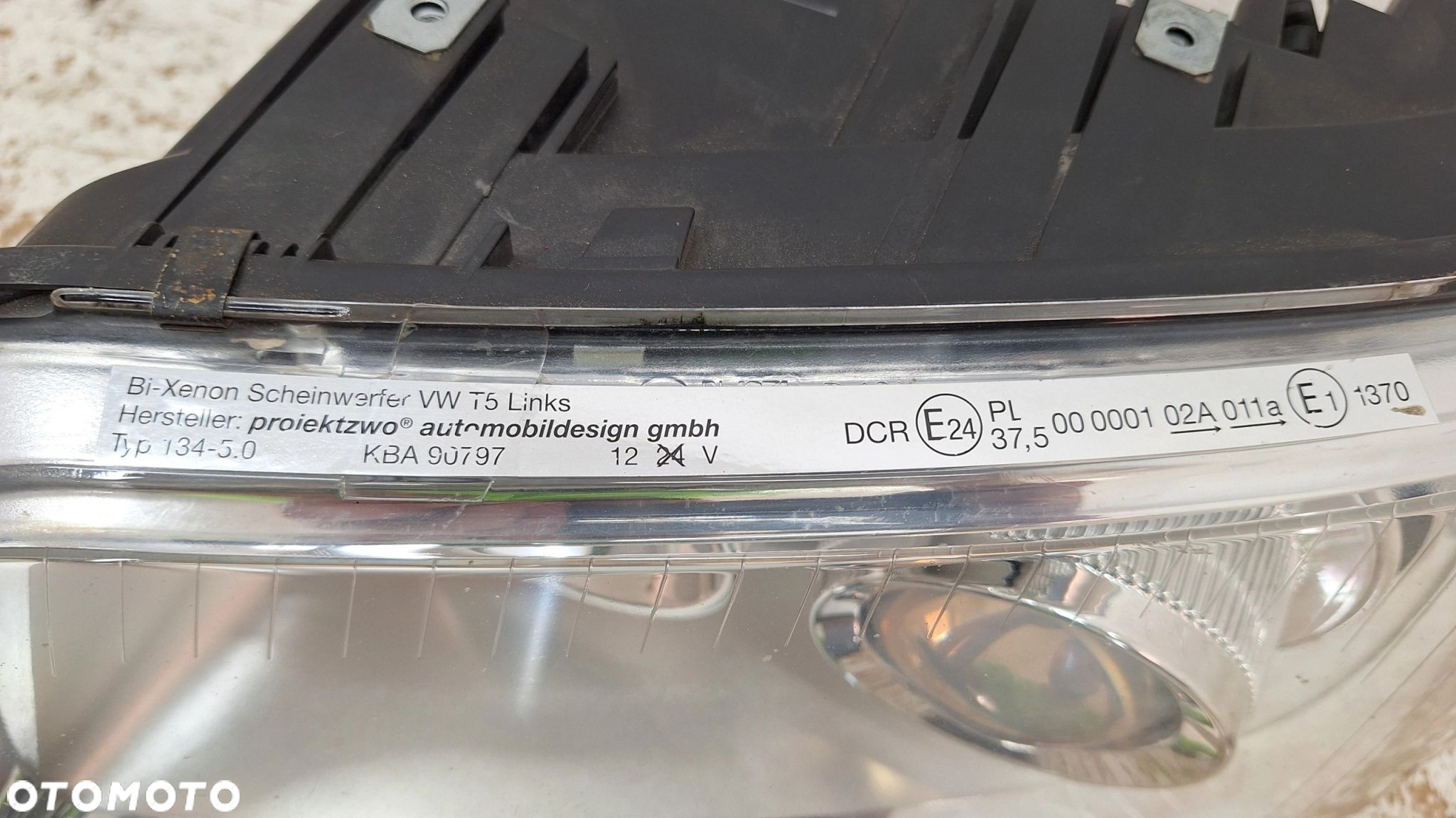 LAMPA LEWA PRZÓD BIXENON VW T5 Z PRZETWORNICĄ - 6