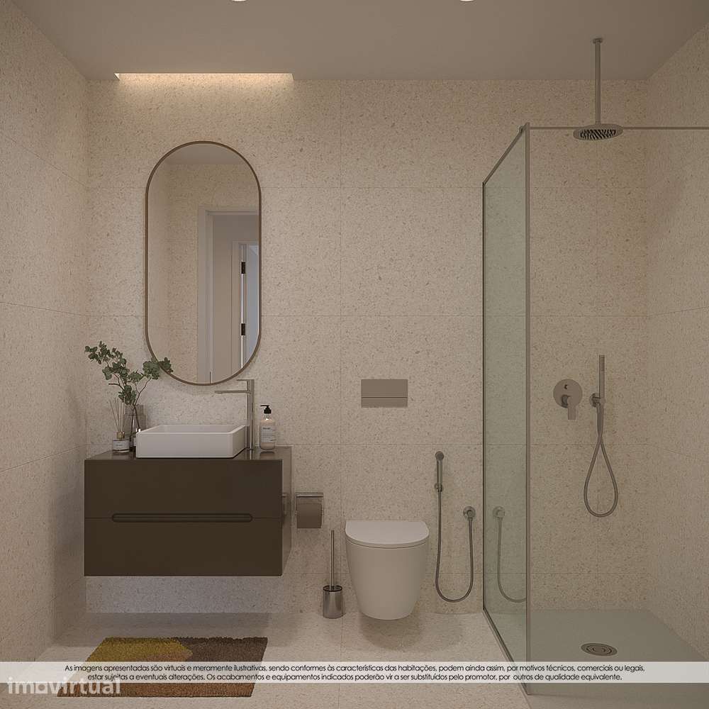 Apartamento T1 com varanda, garagem e ar condicionado - Grande imagem: 3/19