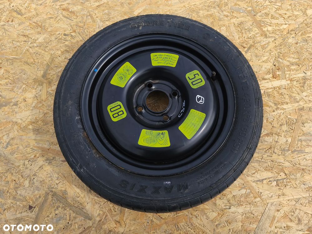 KOŁO DOJAZDOWE ZAPASOWE CITREON C3 II DS3 15 CALI 4X108 - 1