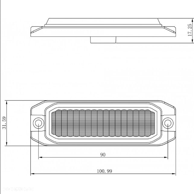 lampa 4 LED ostrzegawcza stroboskopowa 2SZT. - 4