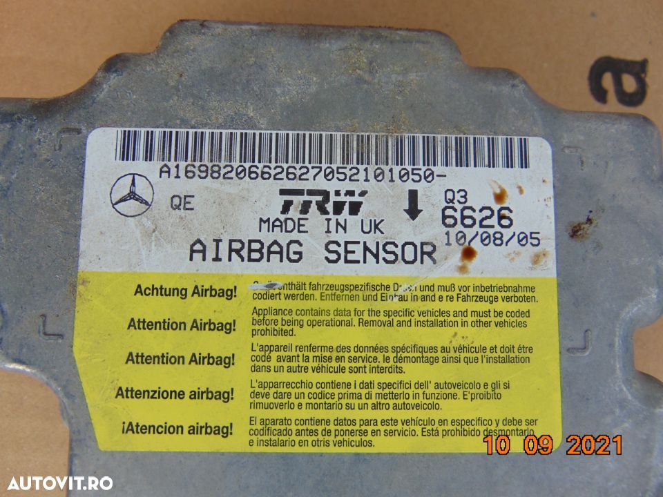 Modul airbag-uri Mercedes A Class w169 Modul airbag B Class w245 dezmembrez - 2