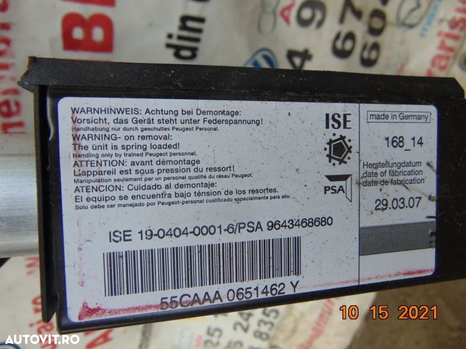 Tetiere Spate peugeot 307cc tetiera spate stanga dreapta set dezmembre - 3