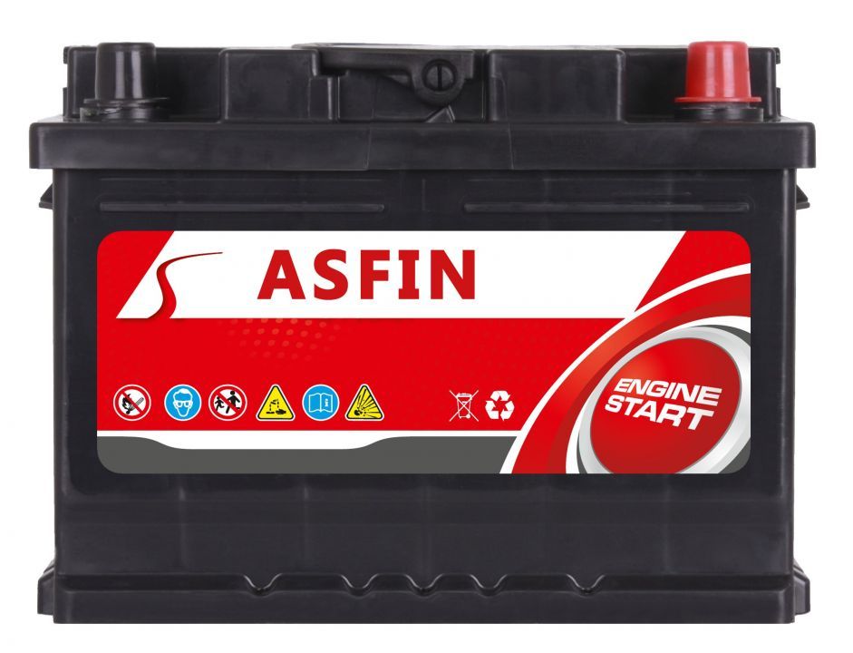 Akumulator ASFIN 12V 60Ah 570A (EN) ALFA,AUDI,BMW - 1