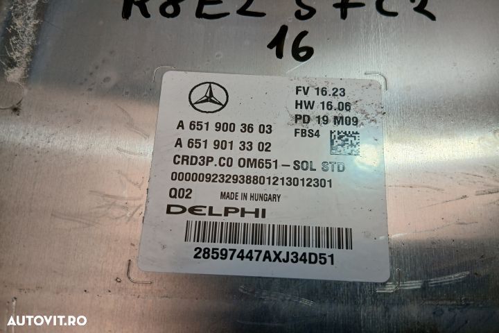 Calculator motor ECU A6519003603 A6519013302 A6519003603 A6519013302 - 2