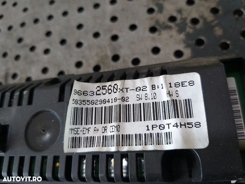 Display bord citroen c3 fc 96632560xt - 3