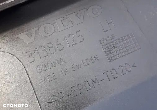 Próg nakładka progowa Volvo V90 V-90 31386125 31386126 lewy prawy próg progi nakładki na próg progi - 2