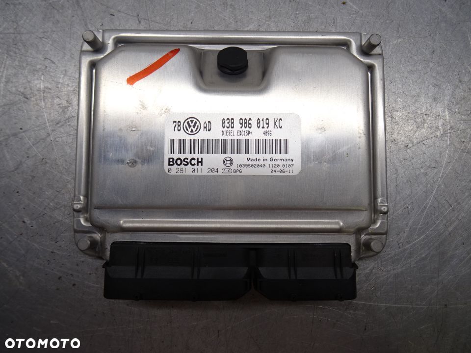 VW PASSAT B5 LIFT KOMBI 1.9 TDI STEROWNIK KOMPUTER SILNIKA 038906019KC - 1