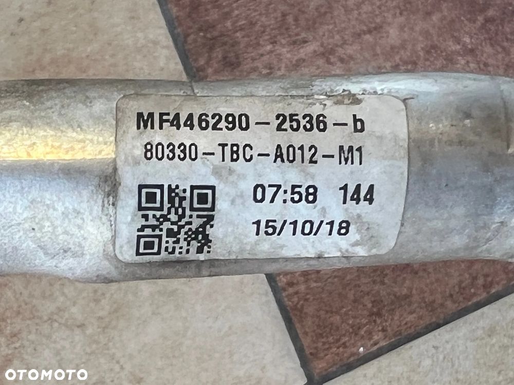 PRZEWÓD PRZEWODY RURKA WĄŻ KLIMATYZACJI HONDA CIVIC X 1.6 I-DTEC 80330-TBC-A012-M1 - 4