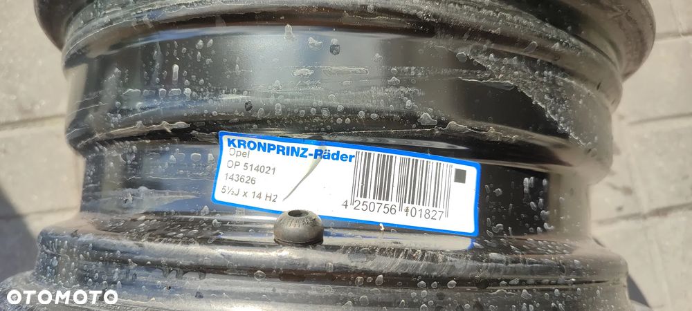 FELGI STALOWE 4x100 5.5Jx14 CALI OPEL CORSA ASTRA ET39 KOMPLET 4 SZTUKI - 11