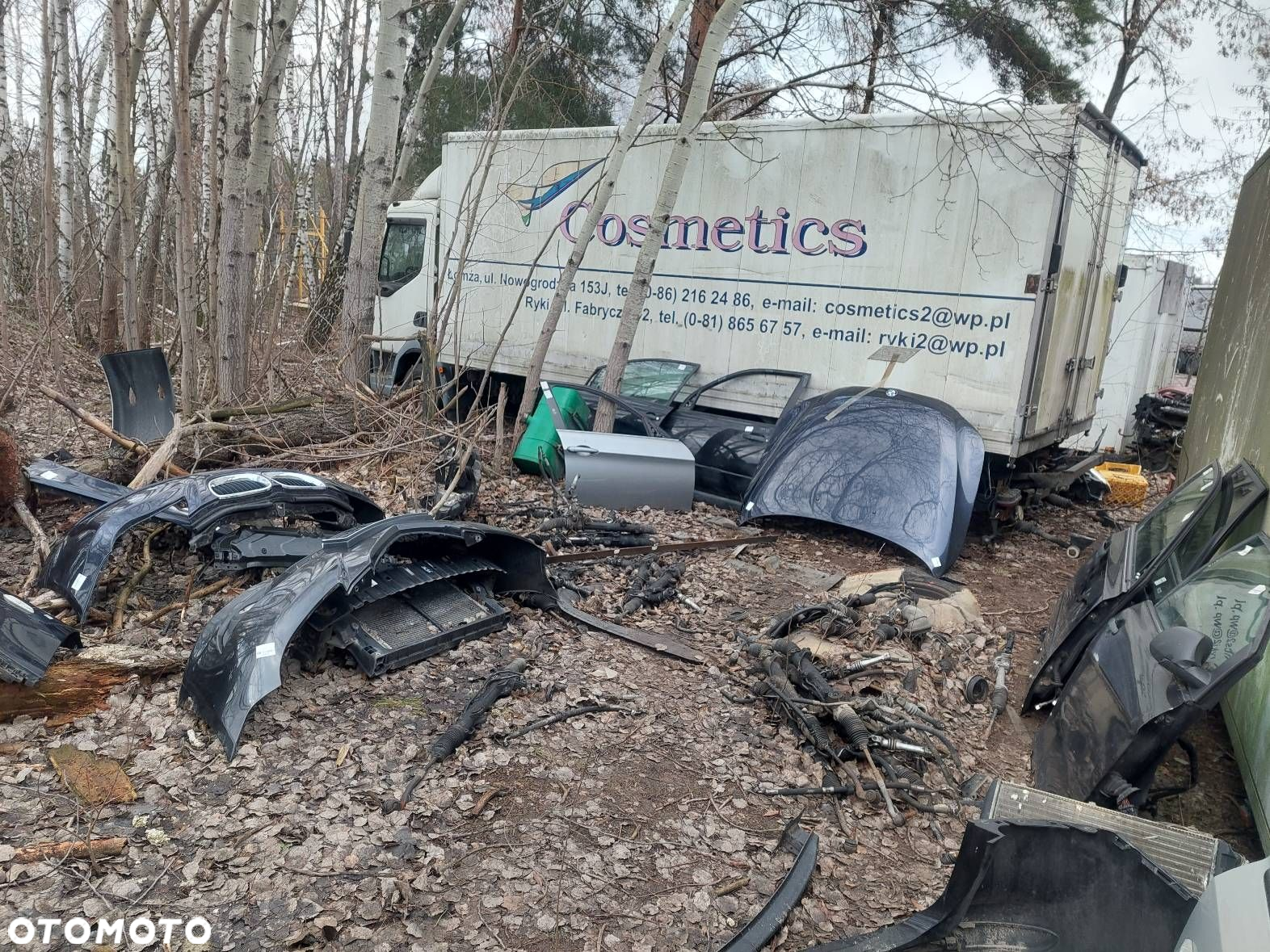KOMPLETNY PRZÓD MASKA ZDERZAK BŁOTNIKI LAMPY PAS BMW E60 E61 317/5 - 17