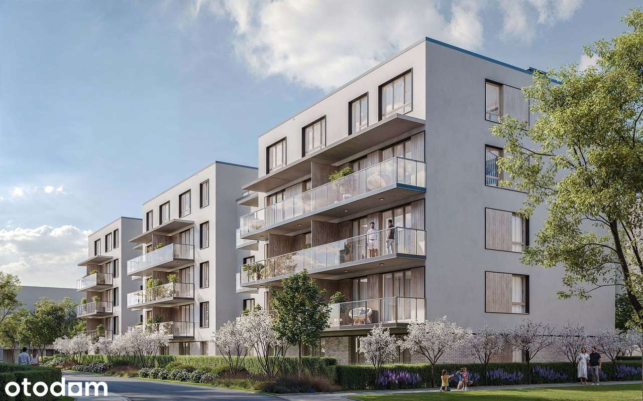 2-pokojowe mieszkanie 41m2 + balkon