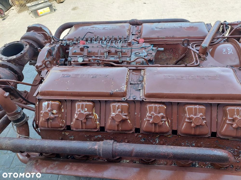 Silnik spalinowy Deutz BA12L716 BF BA 12L 716 12-cyl Turbo Engine Kruszarka Lokomotywa Rozściełacz Agregat - 3