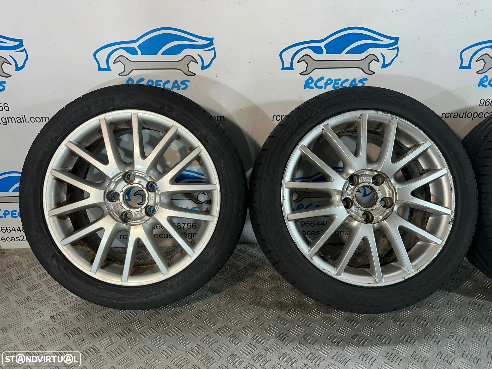 Conjunto Jantes 17 Originais VW Golf 5 Jetta 7J ET54 5x112 1K0601025AN - 6