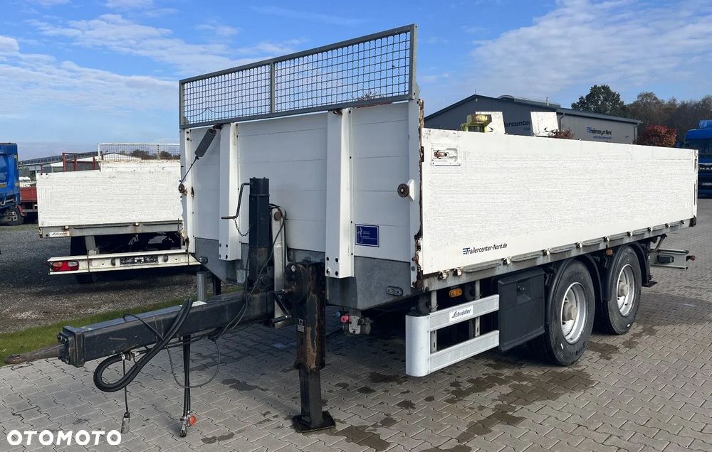 Schrader TANDEM BUDOWLANKA 2013 r. OCYNK!!! ORYGINALNY GÓRNY ZACZEP dł. 5,2 m KOŁA R 19,5 - 3