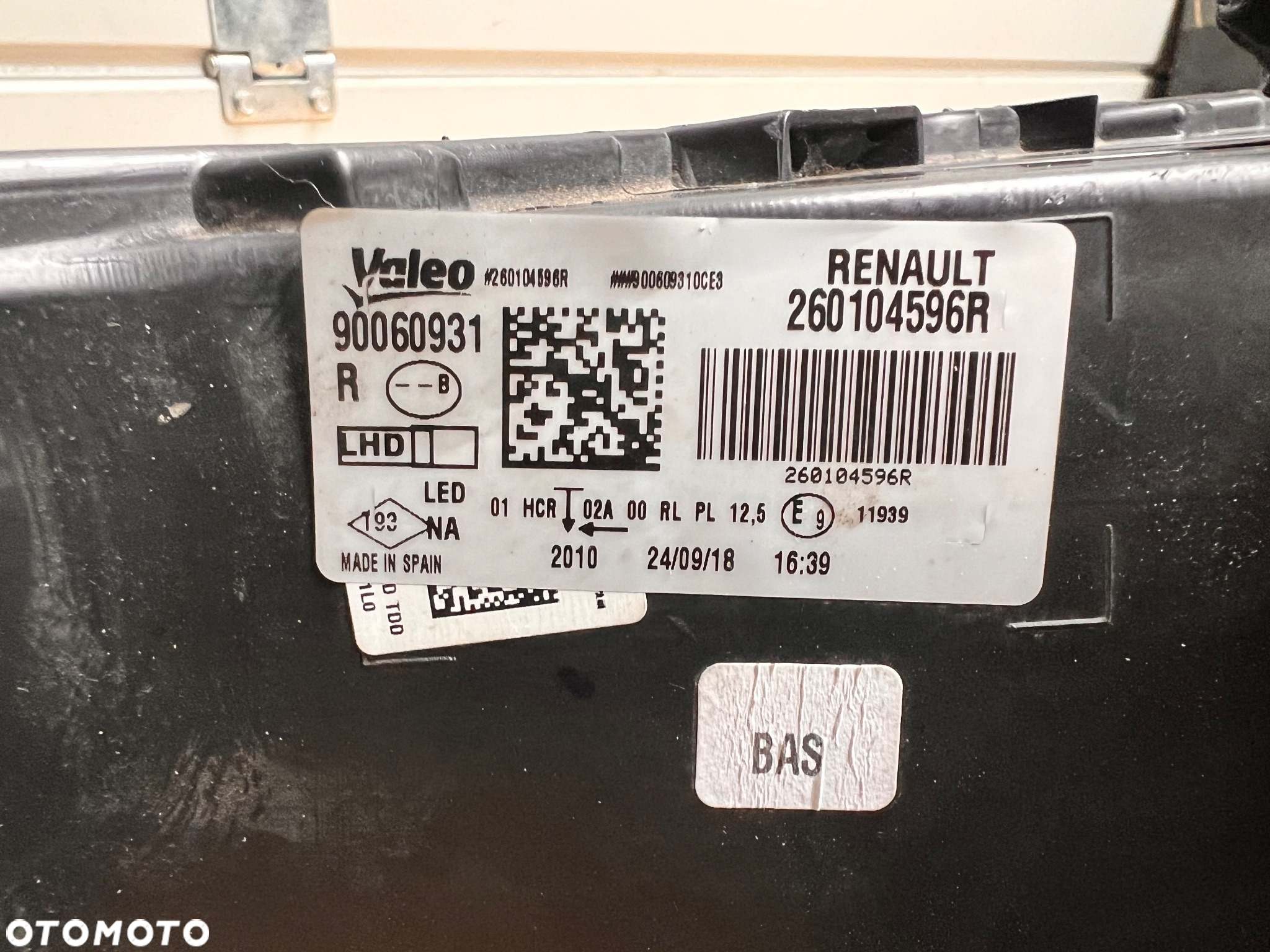 LAMPA PRAWA PRAWY PRZÓD PRZEDNIA RENAULT MEGANE IV FULL LED 260104596R - 8