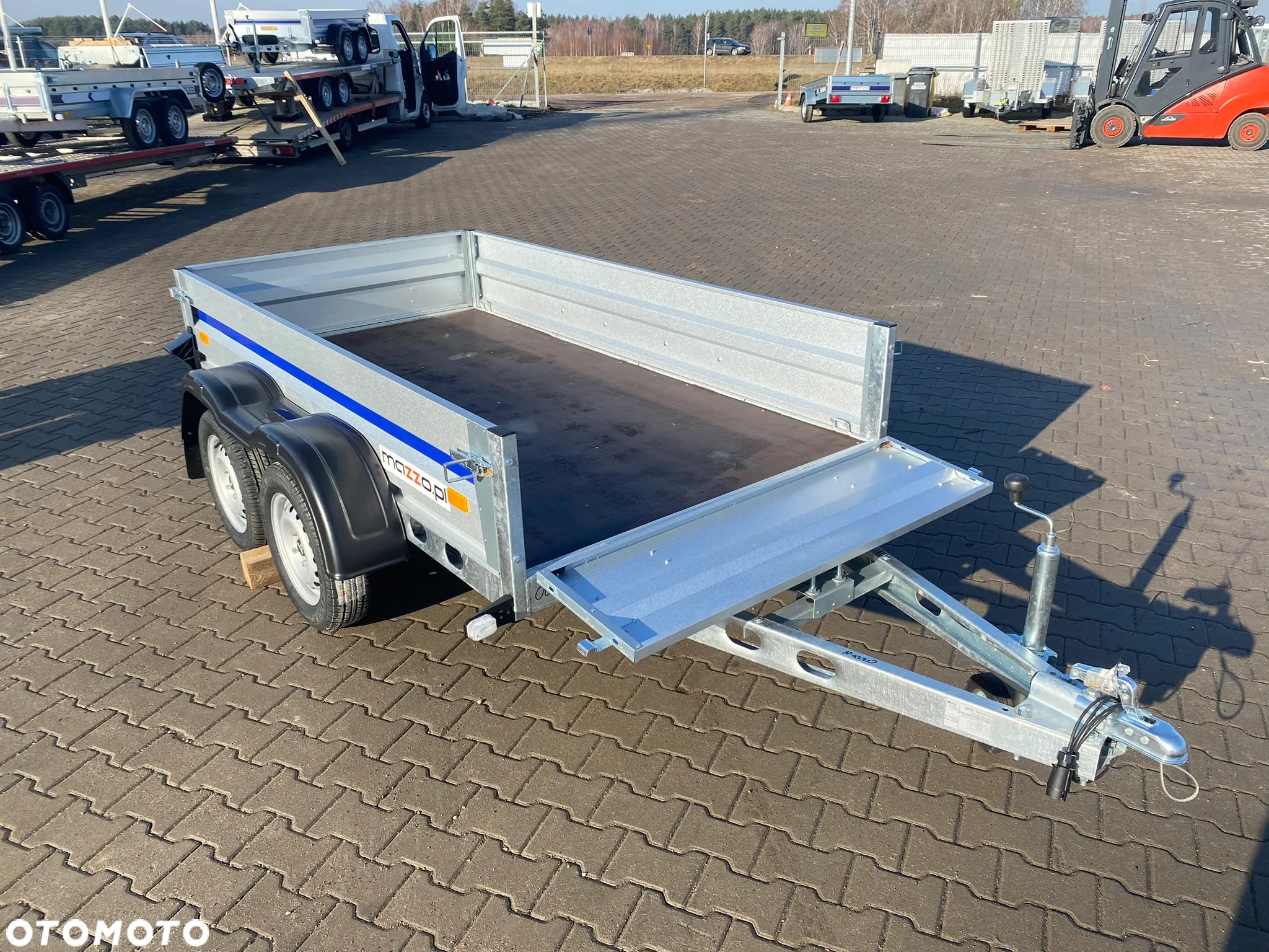 Wiola Dostawa przyczepa SPAWANA RAMA 252x132cm DMC750 kg MOCNA I SOLIDNA - 11