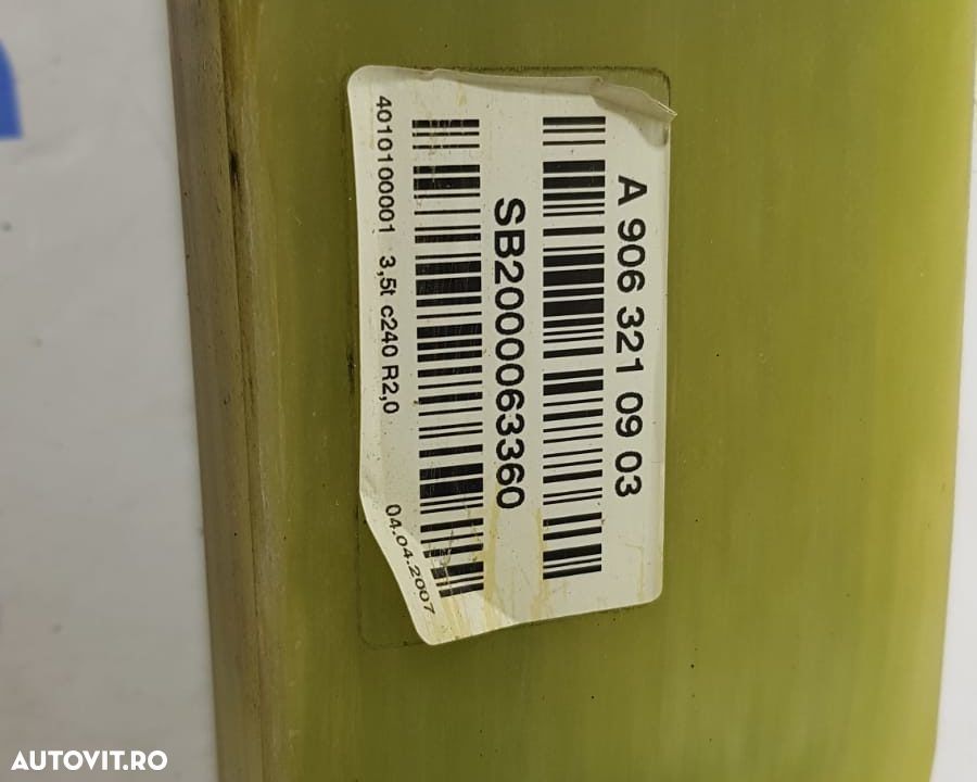 Foaie arc punte A9063210903 Sprinter 3.5 Tone 3.0 CDI 2006-2010 Euro 4 - 3