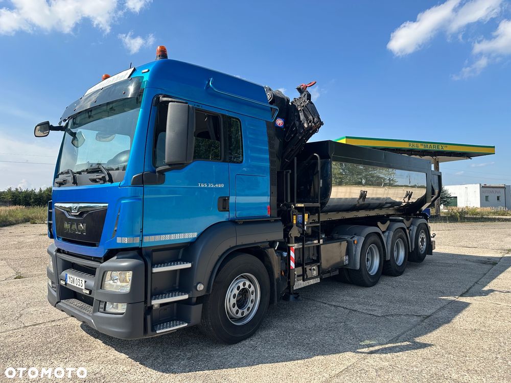 MAN TGS 32.480 8x4 WYWROTKA. HDS. HMF 3220 K6 - 14