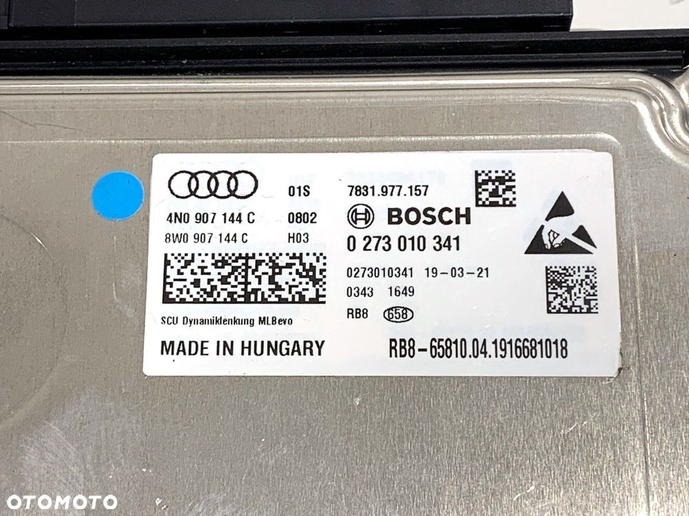 MODUŁ STEROWNIK AKTYWNEGO UKŁADU KIEROWNICZEGO  AUDI A8 D5 (4N2, 4N8) 2017 - 2022 50 TDI Mild - 4