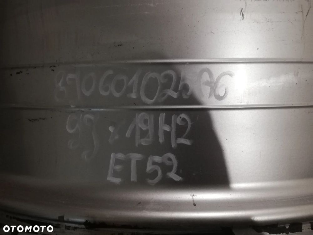 AUDI A6 C6 FELGI aluminiowe R19 9J 19H2 5x112 ET 52 8J0601025AG 8J0601025N - 6