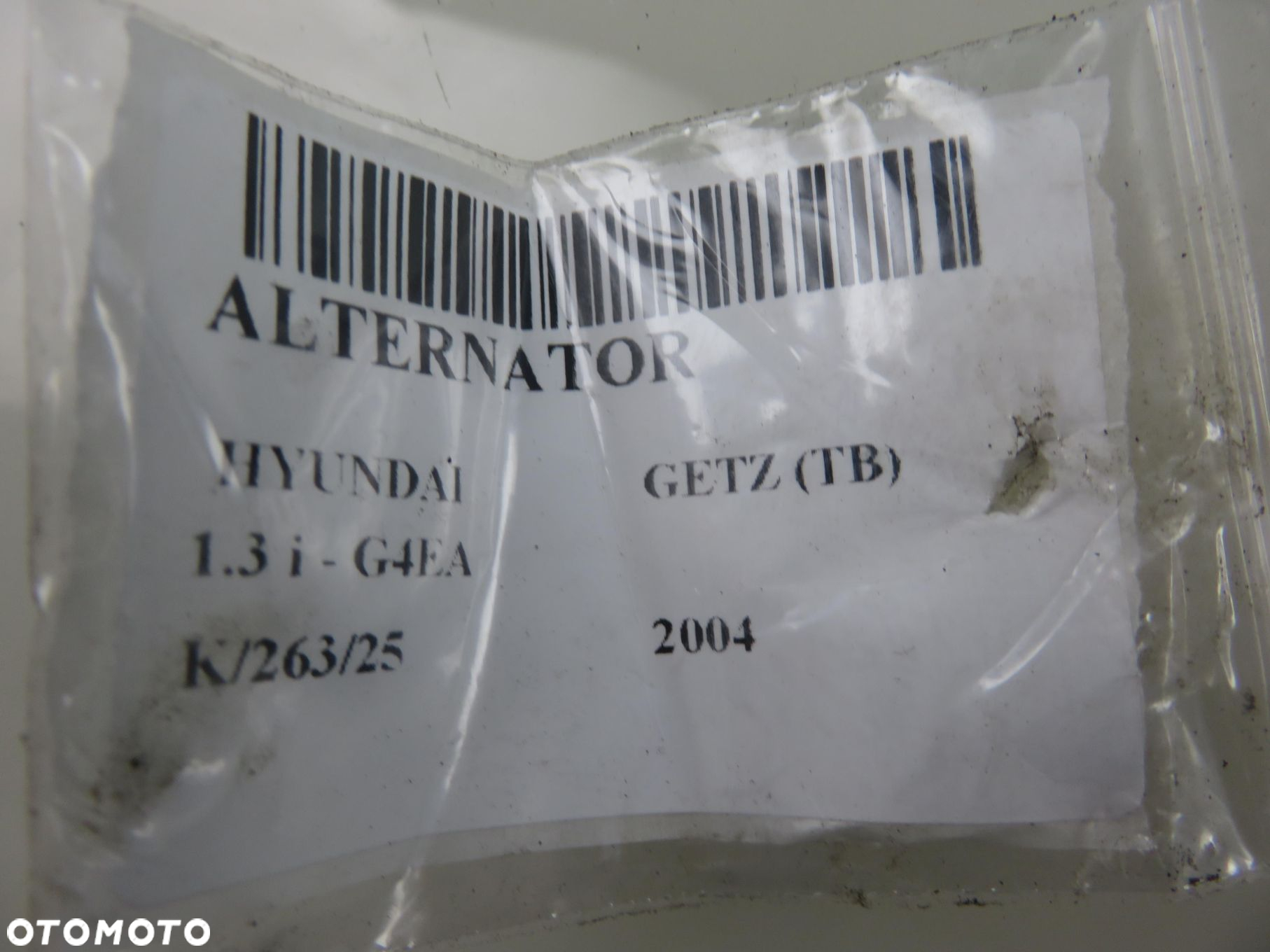 ALTERNATOR HYUNDAI GETZ (TB) 1.3 12V 3730022650 - 9