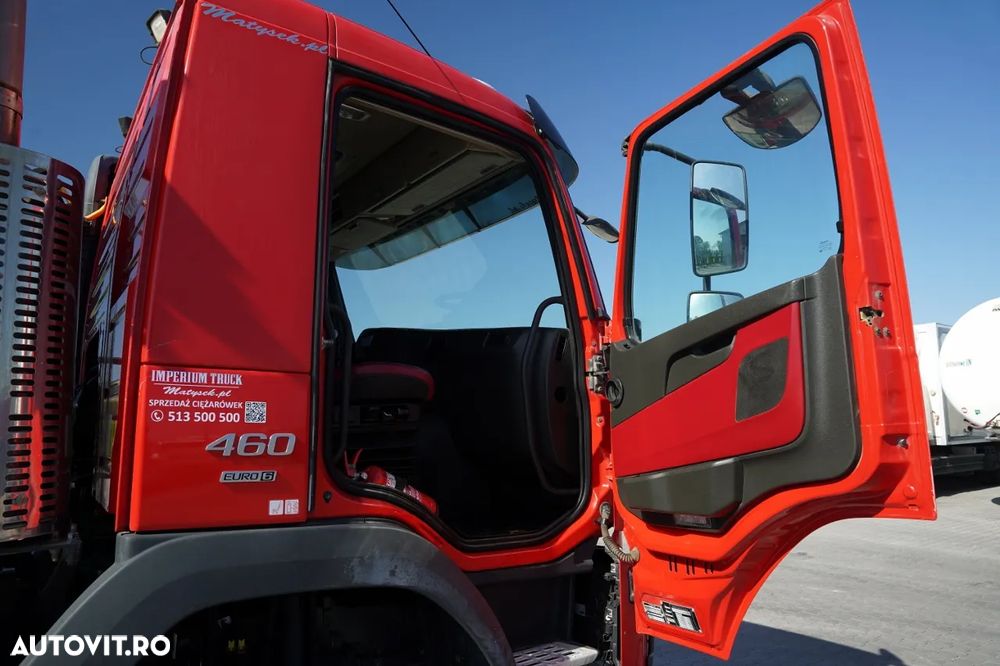 Volvo FMX 460 / 8x4 / BASCULATOR SPATE / CLAPETĂ HIDRAULICĂ / I-SHIFT / PERDĂ ELECTRICĂ / EURO 6 / - 37
