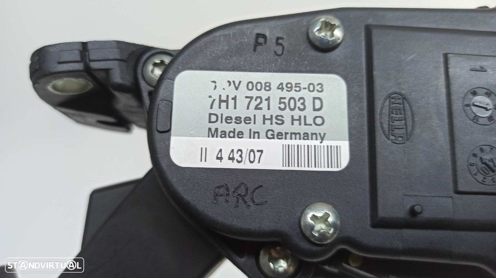 POTENCIÓMETRO PEDAL ACELERADOR VOLKSWAGEN T5 TRANSPORTER/FURGONETA CAJA CERRADA - 4