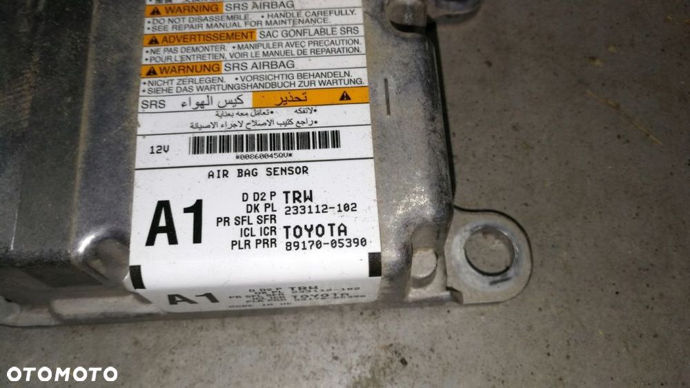 Moduł sensor poduszek air bag Avensis t29 15-18 - 2