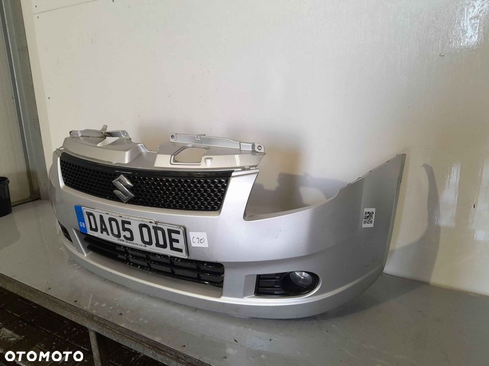 ^ ZDERZAK PRZÓD PRZEDNI SUZUKI SWIFT 4 IV 6 VI ZCC SREBRNY HALOGENY - 3