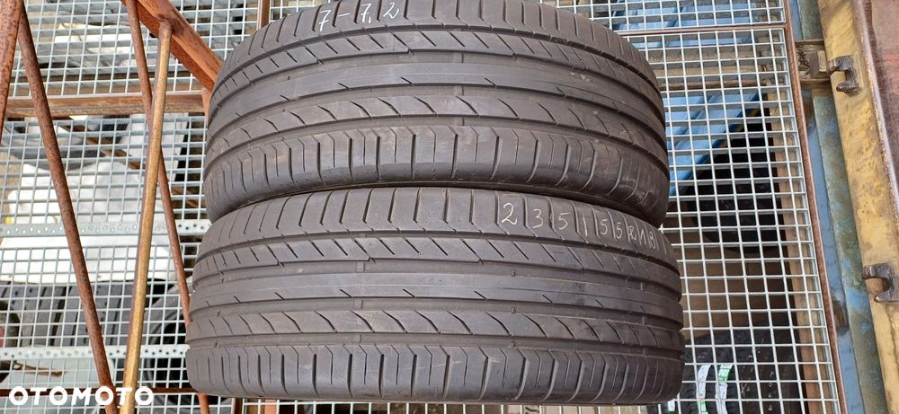 235/55R18 100V CONTINENTAL , dwie opony letnie. - 1