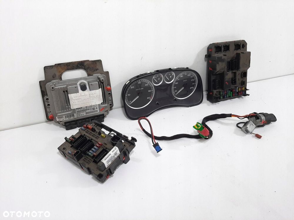 PEUGEOT 307 SW 1.6HDI 05R STEROWNIK SILNIKA ZESTAW 0281011234 9655698280 - 3