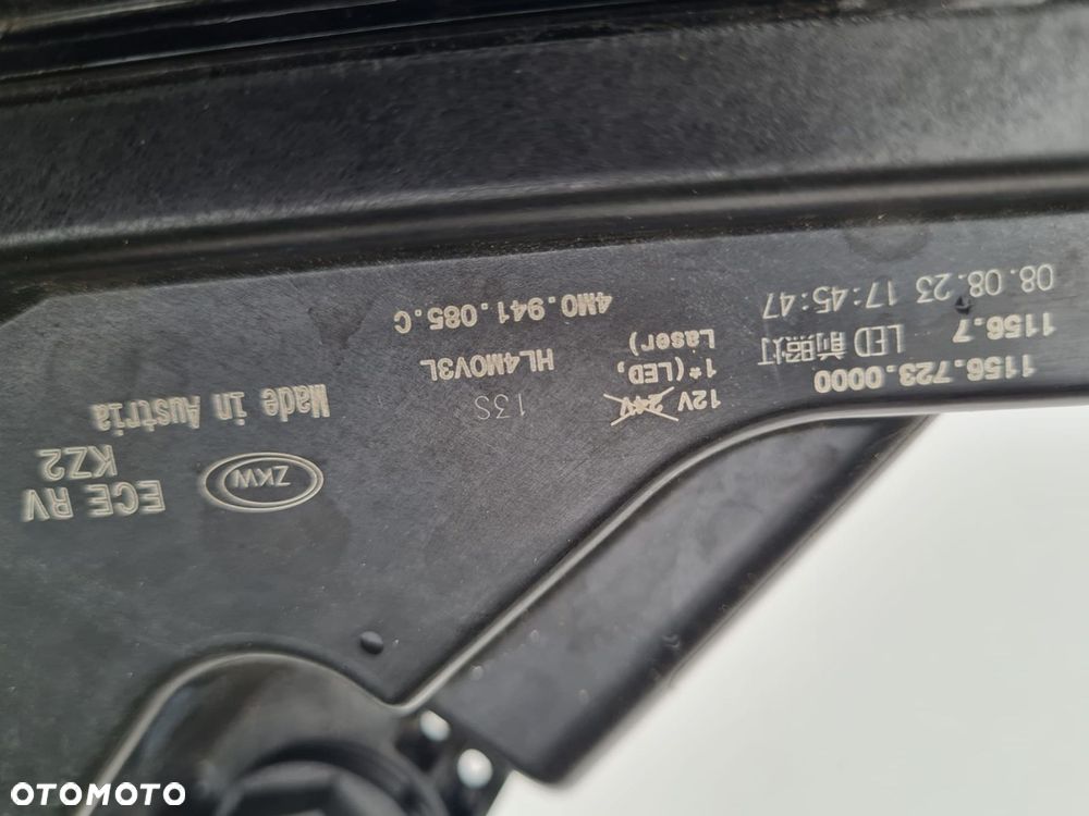 audi q7 4m lift kompletna lampa lewa przód full led laser 4m0941085c, 4m0.941.085.c - 10