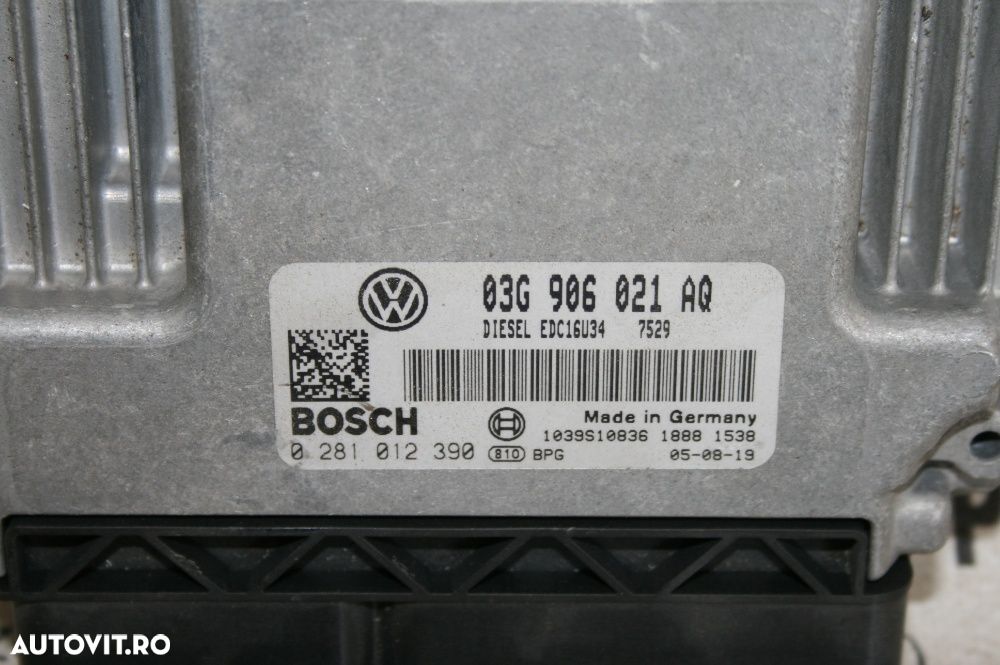 Calculator Motor Ecu Vw Caddy Life 1.9 Tdi Motor BLS - 1