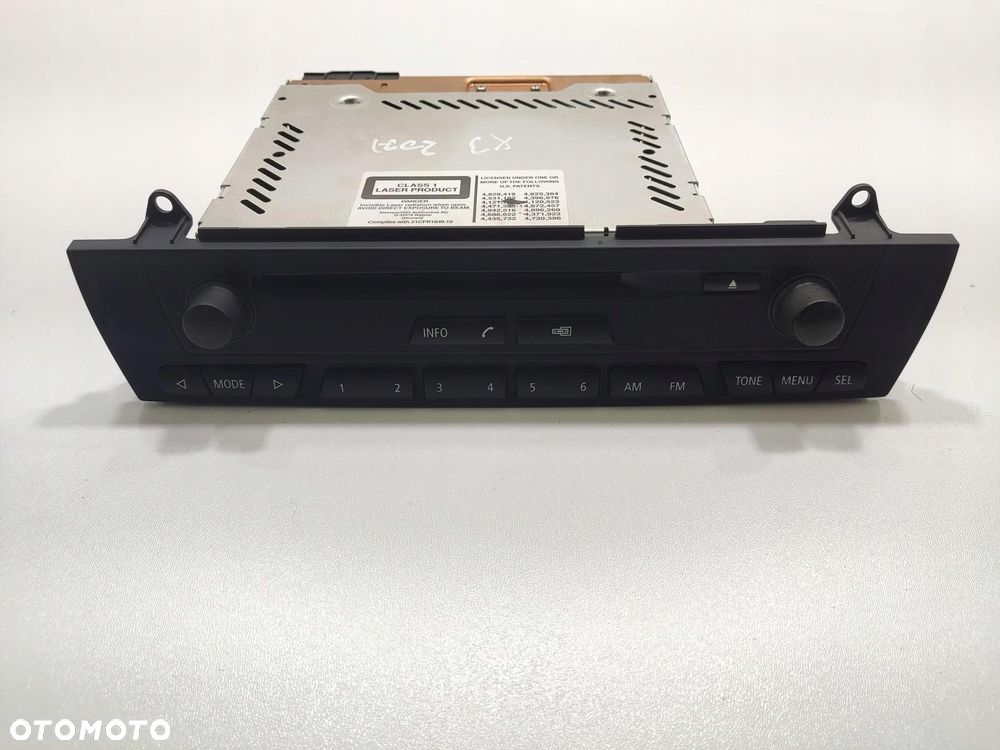 RADIO FABRYCZNE CD BMW X3 E83 LIFT LCI 2006-2010 9146714 - 2