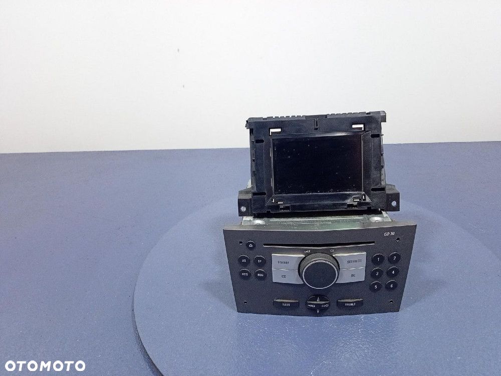 OPEL ZAFIRA B ASTRA H RADIO FABRYCZNE CD30 WYŚWIETLACZ 13190856 - 1