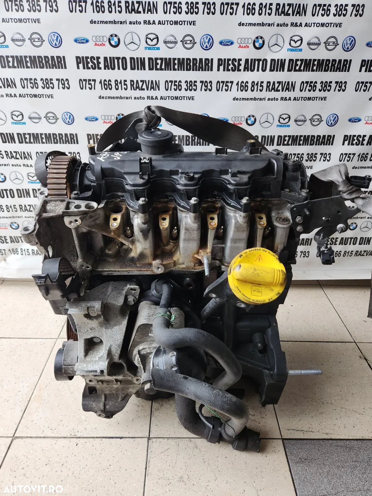 Motor K9KJ836 1.5 Dci Euro 5 Motor Dacia Duster Lodgy Logan Sandero Renault Clio Megane 3 Scenic 3 - 2