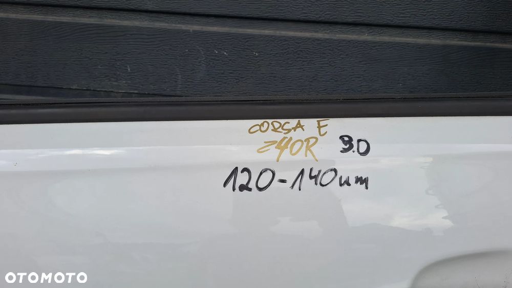Drzwi przednie Przód LEWE KOMPLETNE Opel Corsa E 14/19 3D KOD Z40R - 6
