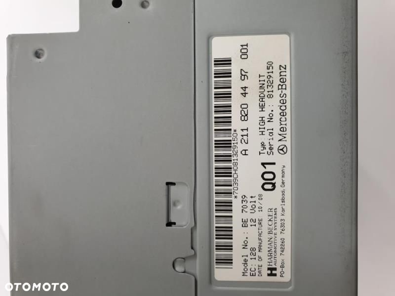 RADIO CD NAWIGACJA MERCEDES W219 W211 A2118204497 - 5