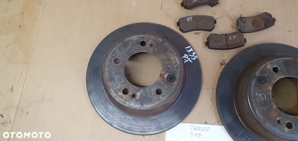 Tarcze hamulcowe klocki tył tylne Hyundai ix35 1.7 CRDI - 2