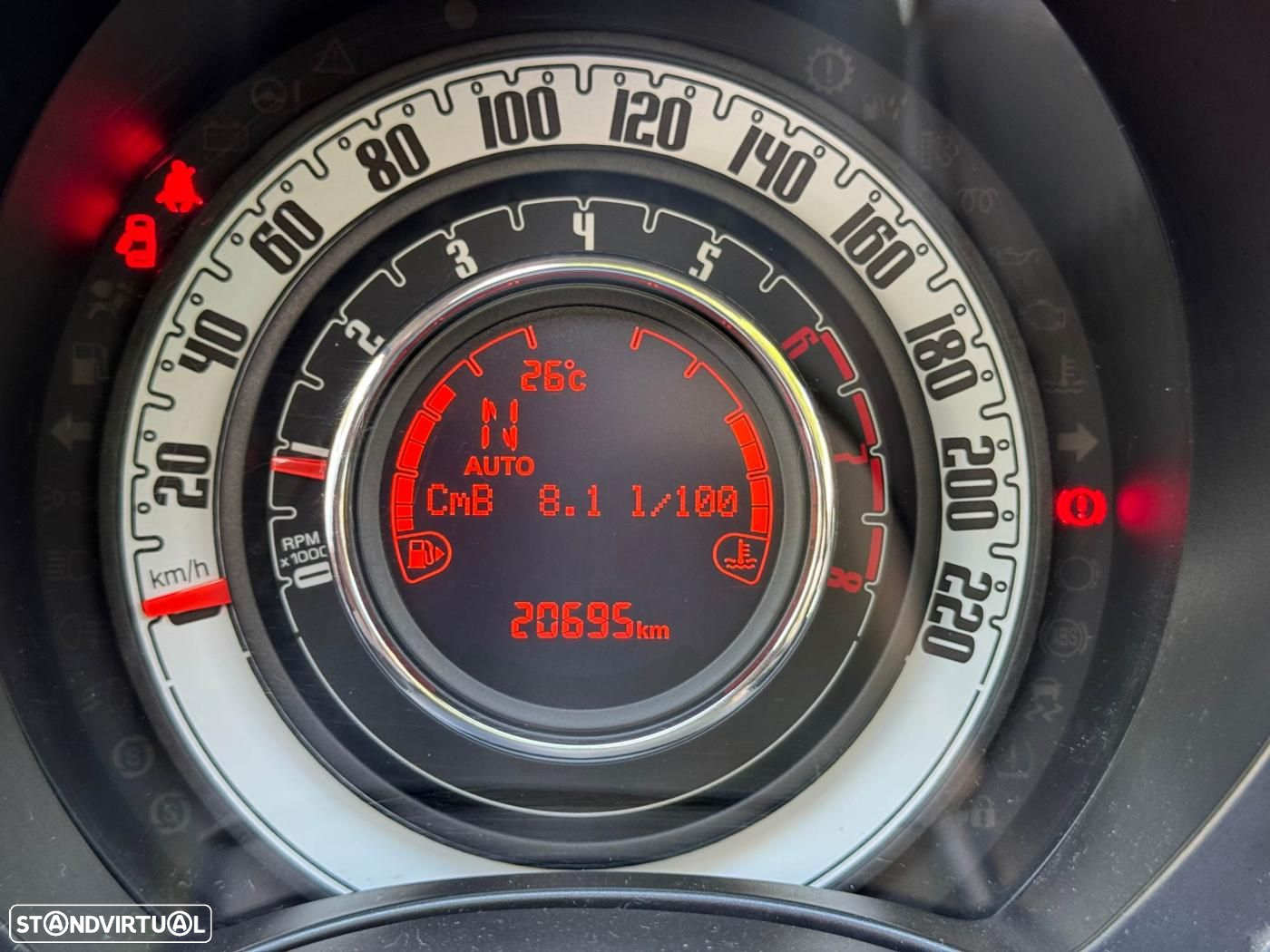 Fiat 500C 1.2 Lounge Dualogic - 28