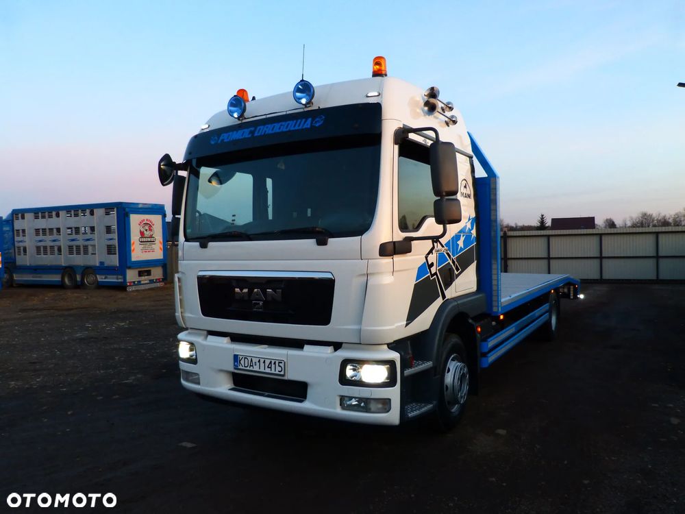 MAN TGM 15.290 POMOC DROGOWA AUTOLAWETA SPECJALNY EURO 5 DMC 15.500 KG ŁADOWNOŚĆ 9.000 KG XENON - 2