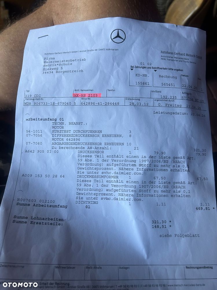 Mercedes-Benz Sprinter (BlueTec) 906.233 - 33